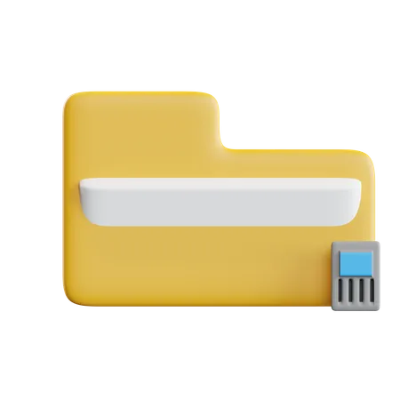 Communication Folder  3D Icon