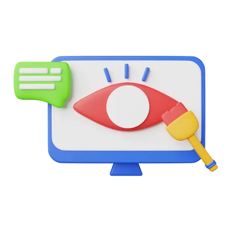 Communication visuelle  3D Icon