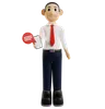 Communicative Businessman Toy Figure