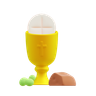 golder communion emoji 3d