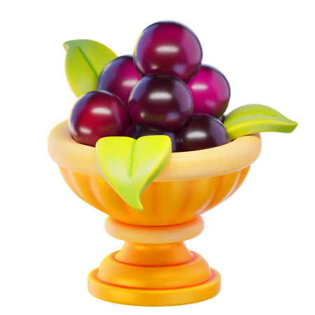 Communion Grapes  3D Icon