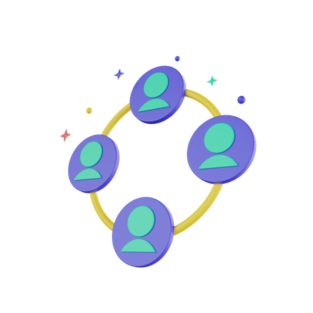 Community  3D Icon
