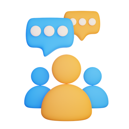 Community  3D Icon