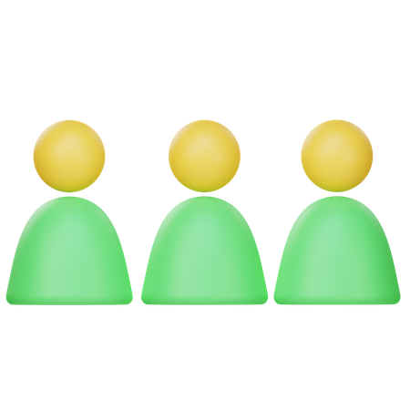 Community  3D Icon