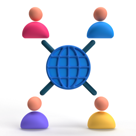 Community  3D Icon