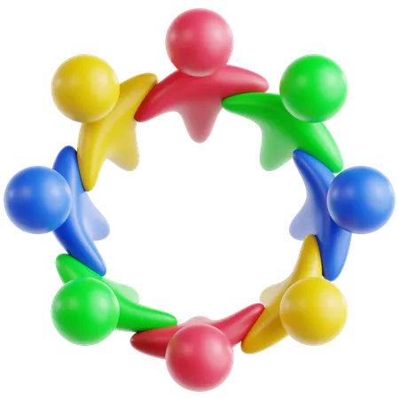 Community Circle  3D Icon