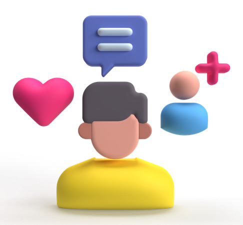 Community Manager  3D Icon