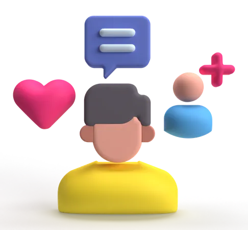 Community Manager  3D Icon