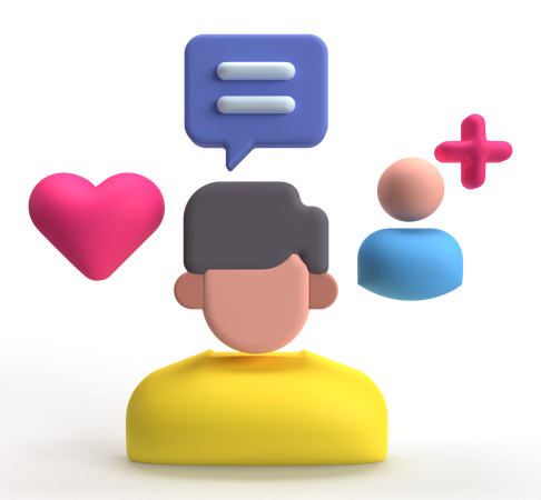Community Manager  3D Icon