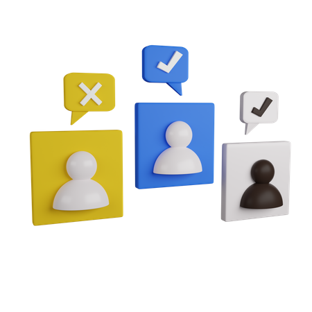 Community survey  3D Icon