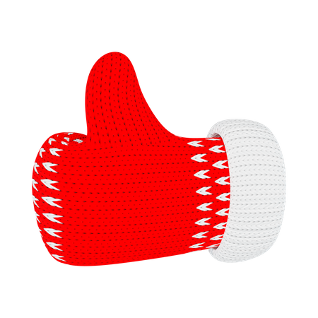 Como com luvas de malha  3D Icon