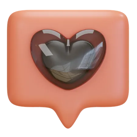 Como corazon  3D Illustration