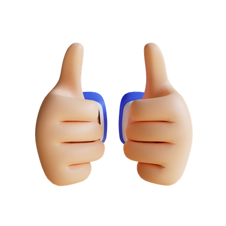 Como gesto de mão  3D Icon