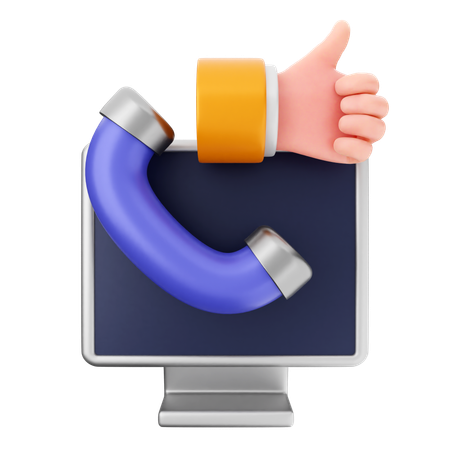 Como helpdesk  3D Icon