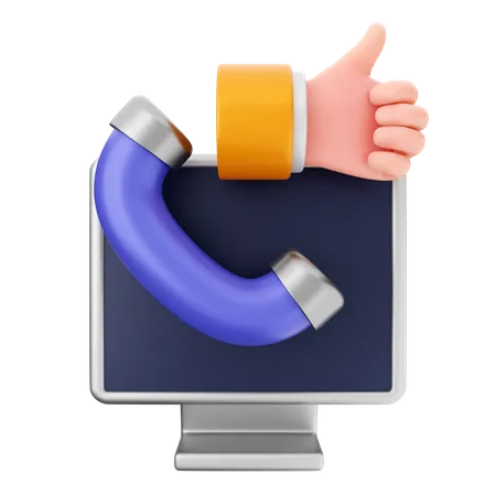 Como helpdesk  3D Icon