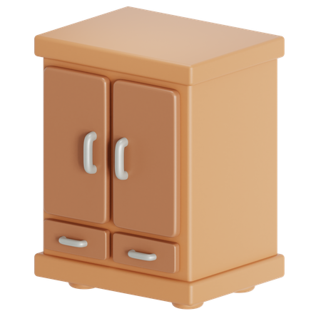 Vestidor  3D Icon