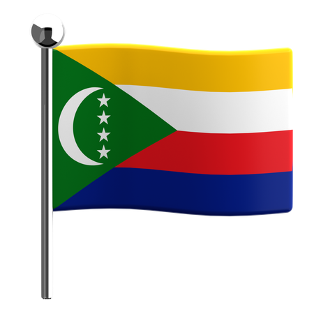 Comoros  3D Icon