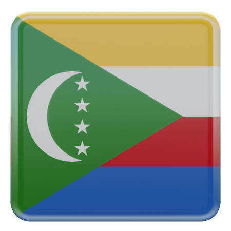 Comoros Flag  3D Flag