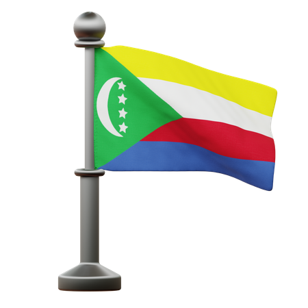 Comoros Flag  3D Icon