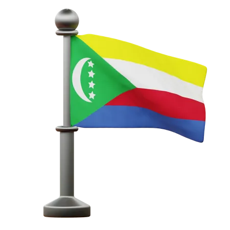 Comoros Flag  3D Icon