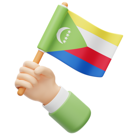 Comoros Flag  3D Icon