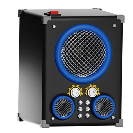 Compact Bluetooth Portable Speaker  3D Icon