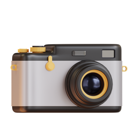 Compact Camera  3D Icon