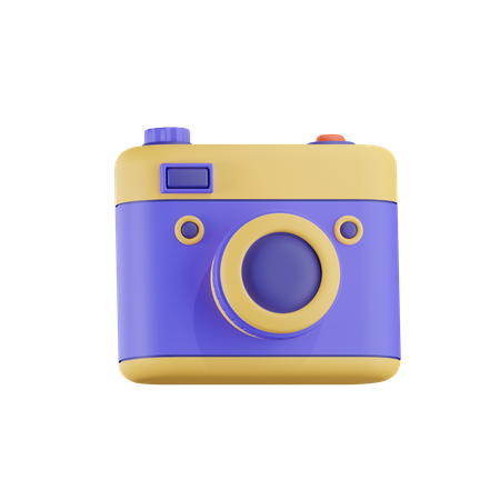 Compact Camera  3D Icon