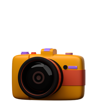 Compact Camera  3D Icon