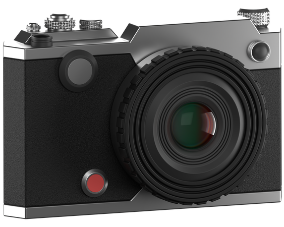 Compact Camera  3D Icon