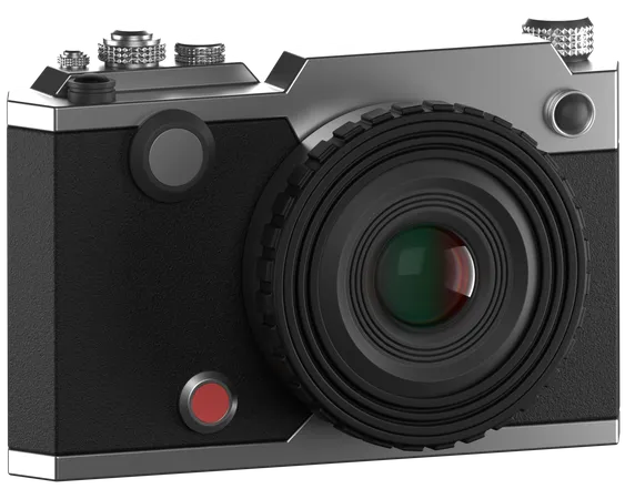 Compact Camera  3D Icon