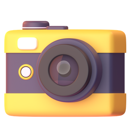 Compact Camera  3D Icon