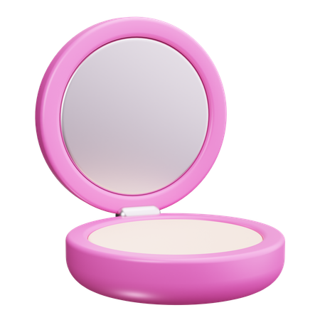 Compact Mirror  3D Icon