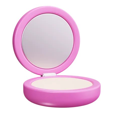 Compact Mirror  3D Icon