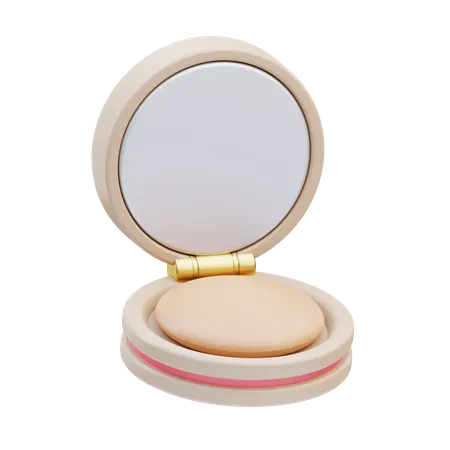 Compact Mirror  3D Icon