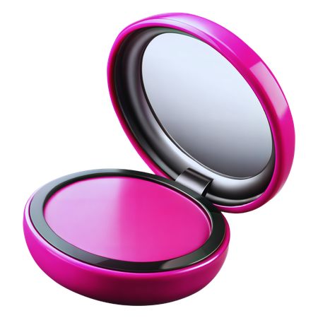 Compact Mirror  3D Icon