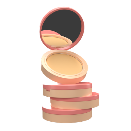 Compact Powder  3D Icon