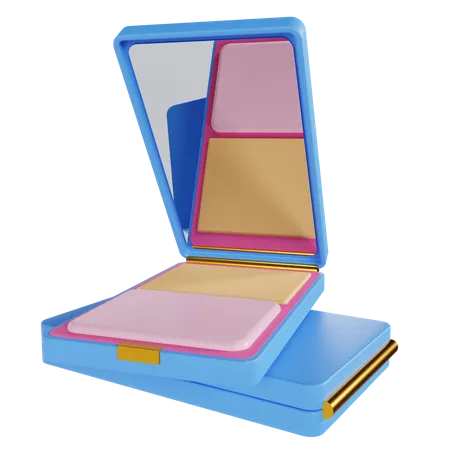 Compact Powder  3D Illustration