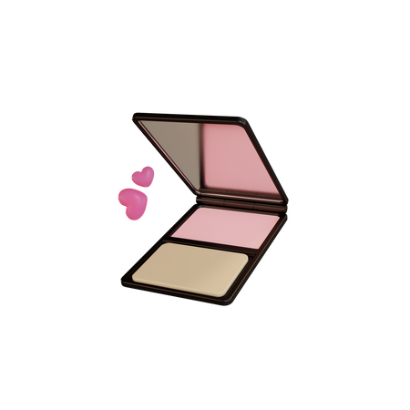 Compact Powder  3D Illustration