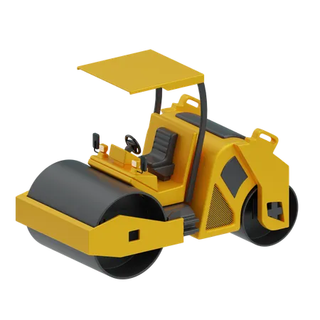 Compaction roller  3D Icon