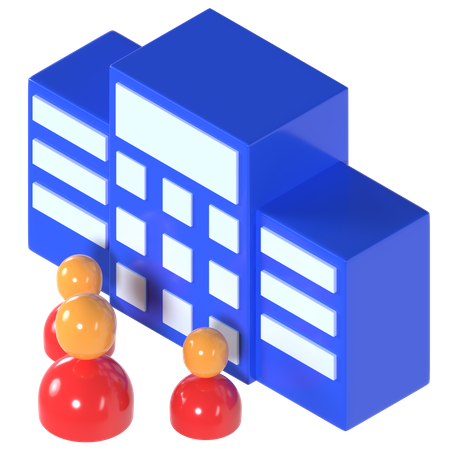 Company  3D Icon