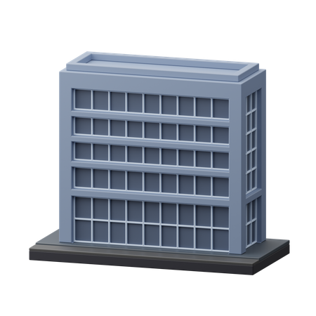 会社の建物  3D Icon