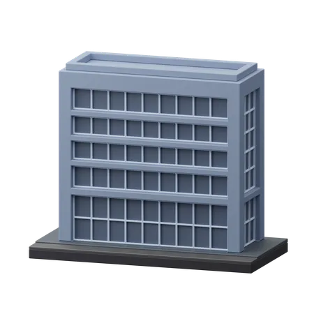 会社の建物  3D Icon