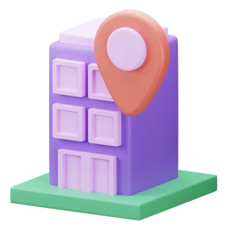 Company Building  3D Icon