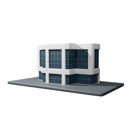 Company Building 3D Icon