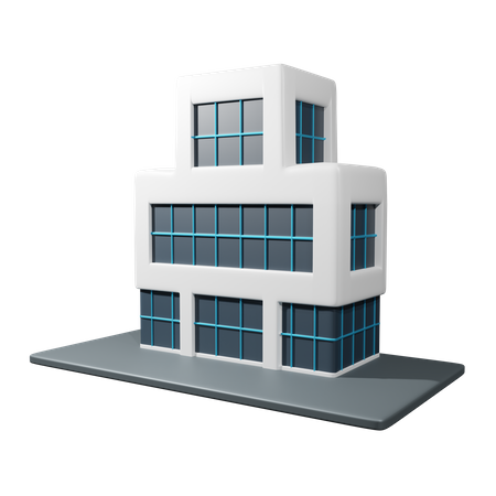 Company Building 3D Icon download in PNG, OBJ or Blend format