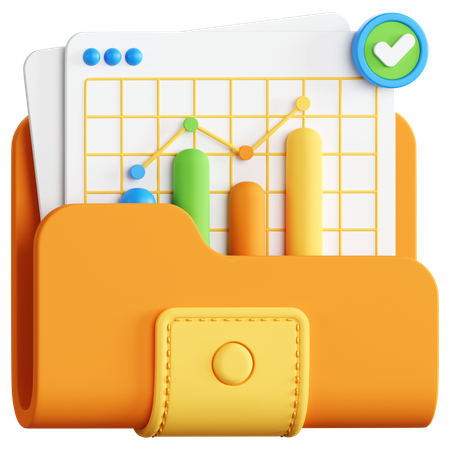 Company Document Folder  3D Icon