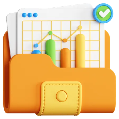 Company Document Folder  3D Icon