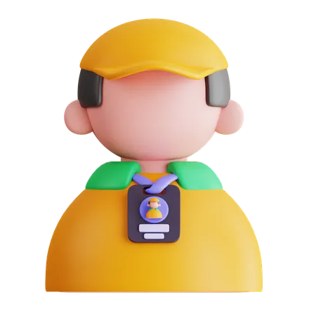 Company Employee  3D Icon