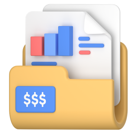 Company folder  3D Icon